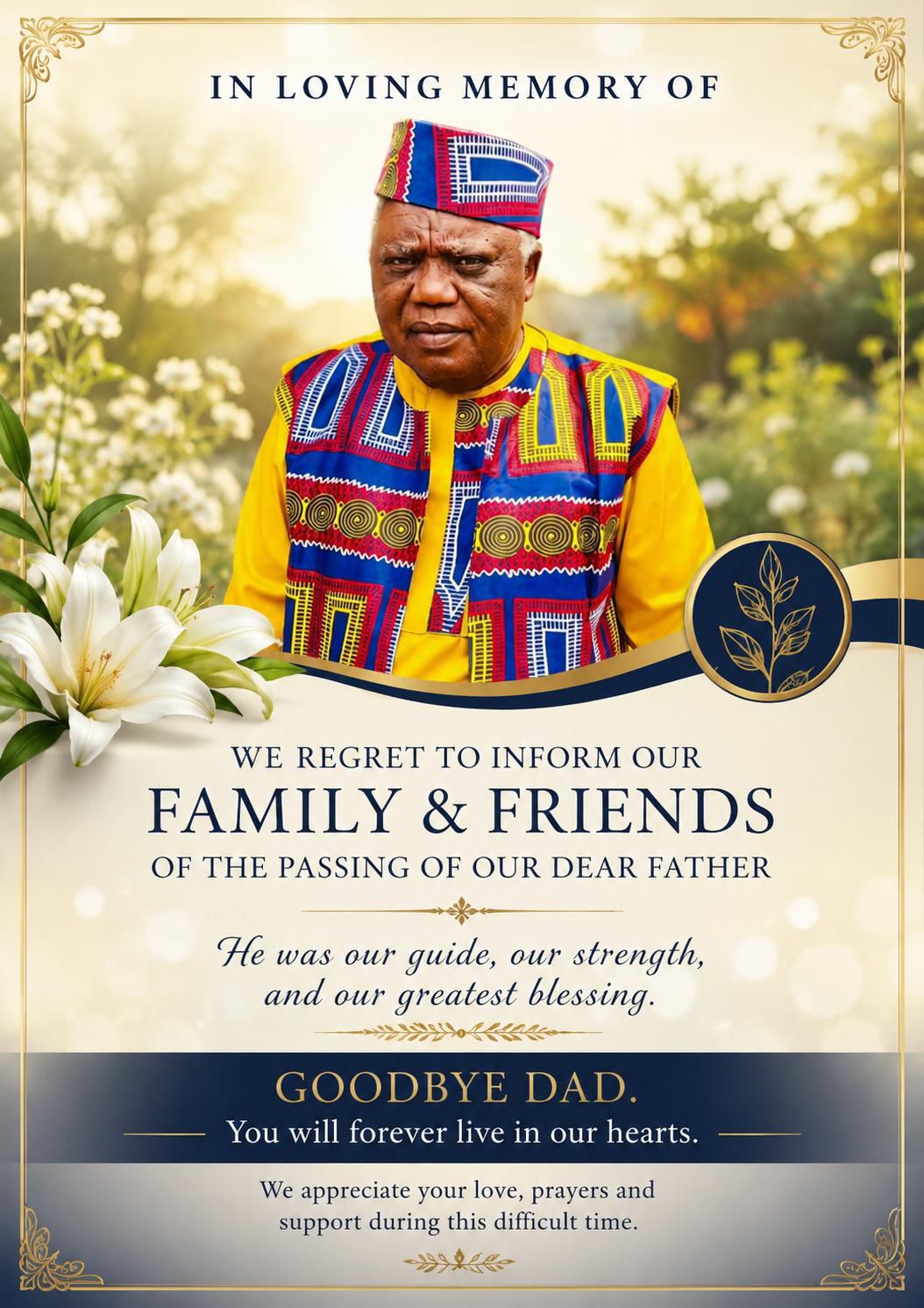 Daddy Njomo Kevin portrait